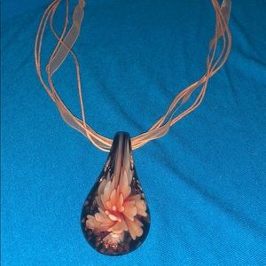 BEAUTIFUL blown glass necklace